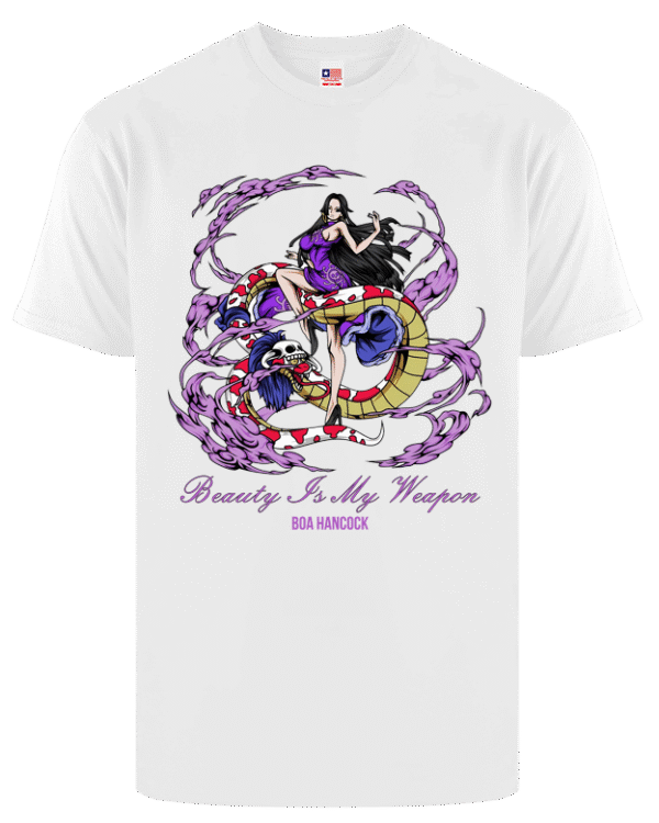 Kaos Beauty My Weapon – Boa Hancock One Piece | Orzora - Gambar 2